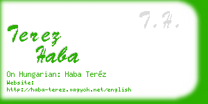 terez haba business card